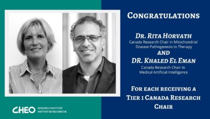 Dr. Rita Horvath and Dr. Khaled El Emam both awarded Tier 1 Canada Research Chairs