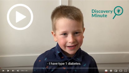 Discovery Minute – Fear of hypoglycemia in children with type 1 diabetes and their parents