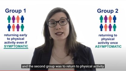 Discovery Minute – How long after a concussion can you return to physical activity?