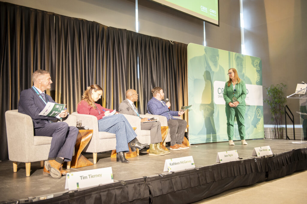 Erika MacDonald pitches Neuralign at 2025 CHEO Bears' Den