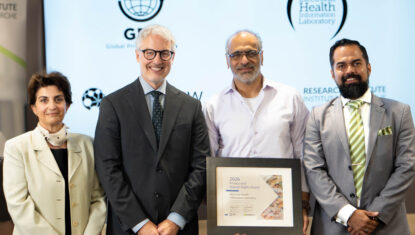 CHEO Research Institute’s Electronic Health Information Laboratory receives international privacy and human rights award